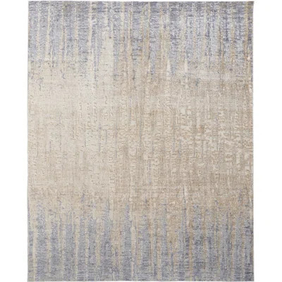 Wool Beige/Gray Rug | Wayfair North America
