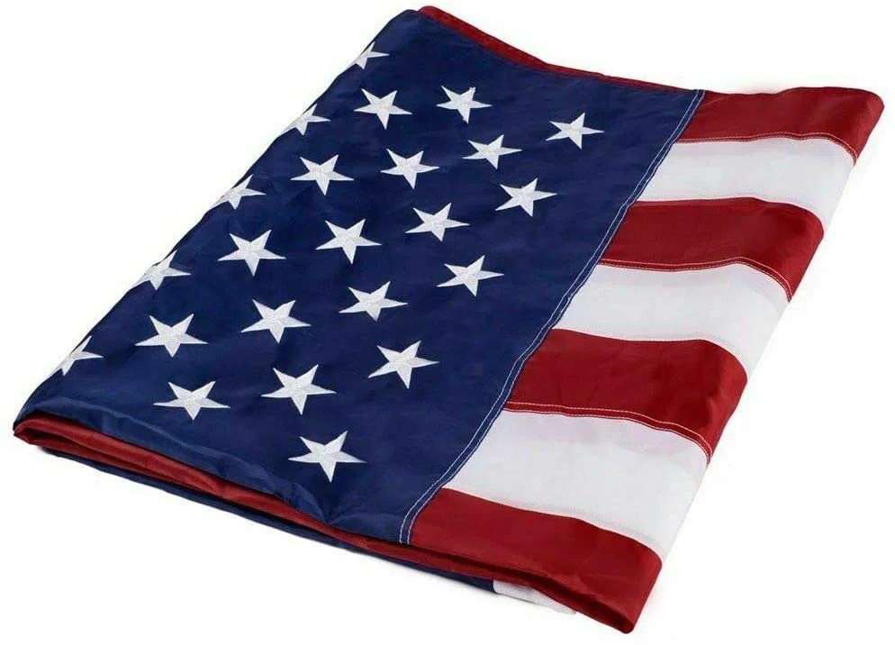 American Flag for Outdoor,High Quality Embroidered Stars Sewn Stripes Brass Grommets | Wayfair North America