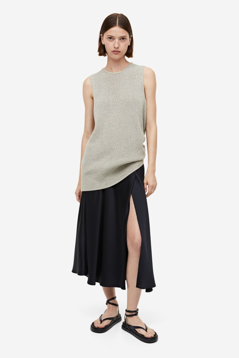 Satin Skirt - Black - Ladies | H&M US | H&M (US + CA)