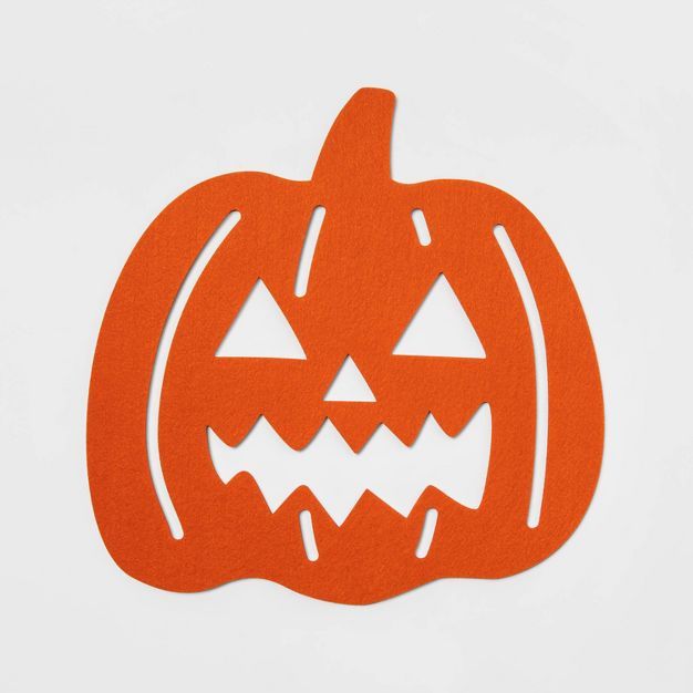 Halloween Felt Pumpkin Charger - Hyde & EEK! Boutique™ | Target