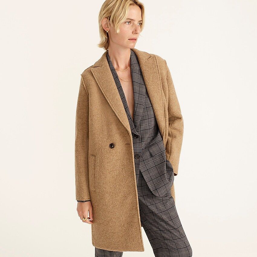 Daphne topcoat in Italian boiled wool | J.Crew US