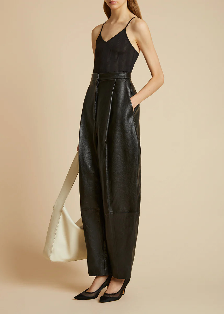 The Mona Top in Black | Khaite