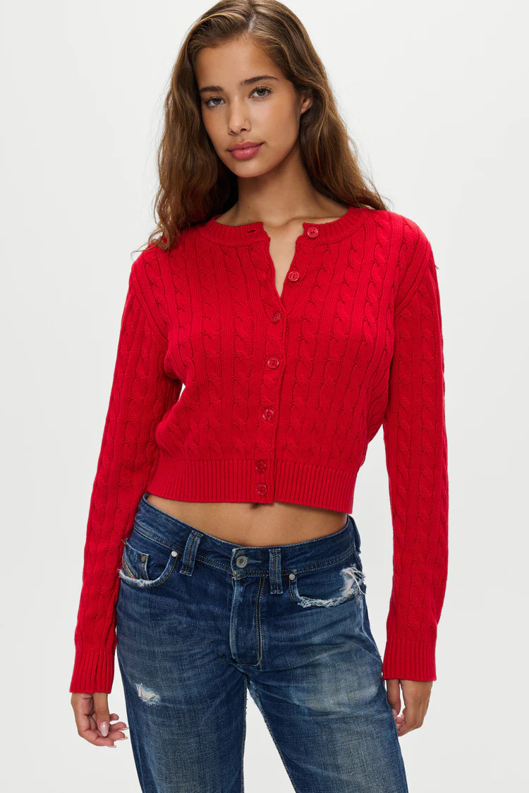 Dudley Cable Knit Cardigan | Frankies Bikinis