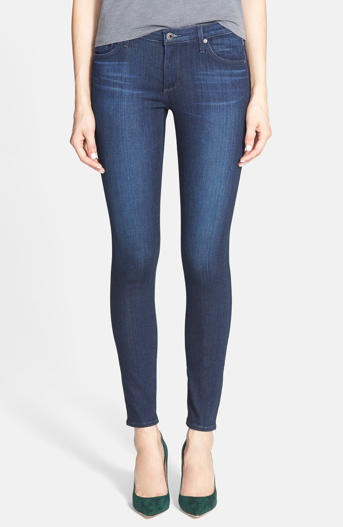Ankle Super Skinny Jeans (Coal Blue) | Nordstrom