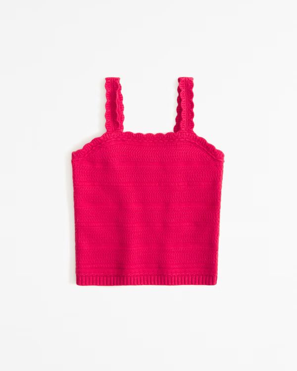 textured sweater tank | Abercrombie & Fitch (US)