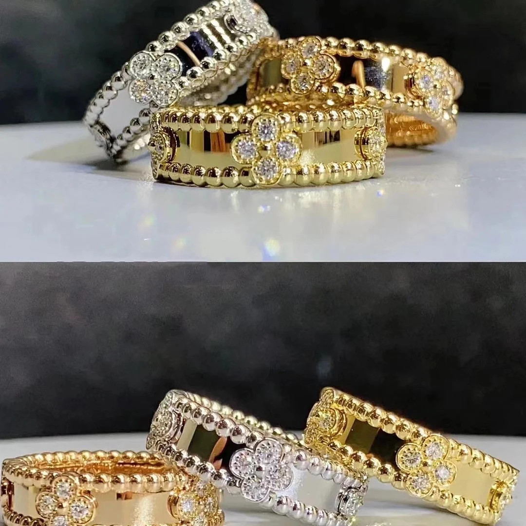 Perlee Multiple Stone Ring18k Yellow/white/rose Gold Plated - Etsy | Etsy (US)