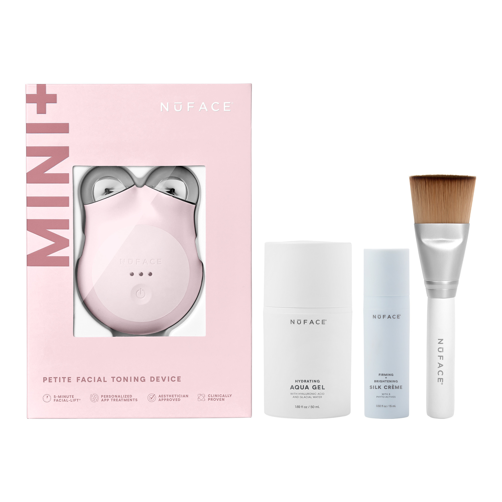 Nuface Mini + Starter Kit- Sandy Rose | Space NK - UK