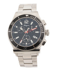 Men's Swiss Made Stainless Steel 1898 Sport Chrono Watch | TJ Maxx