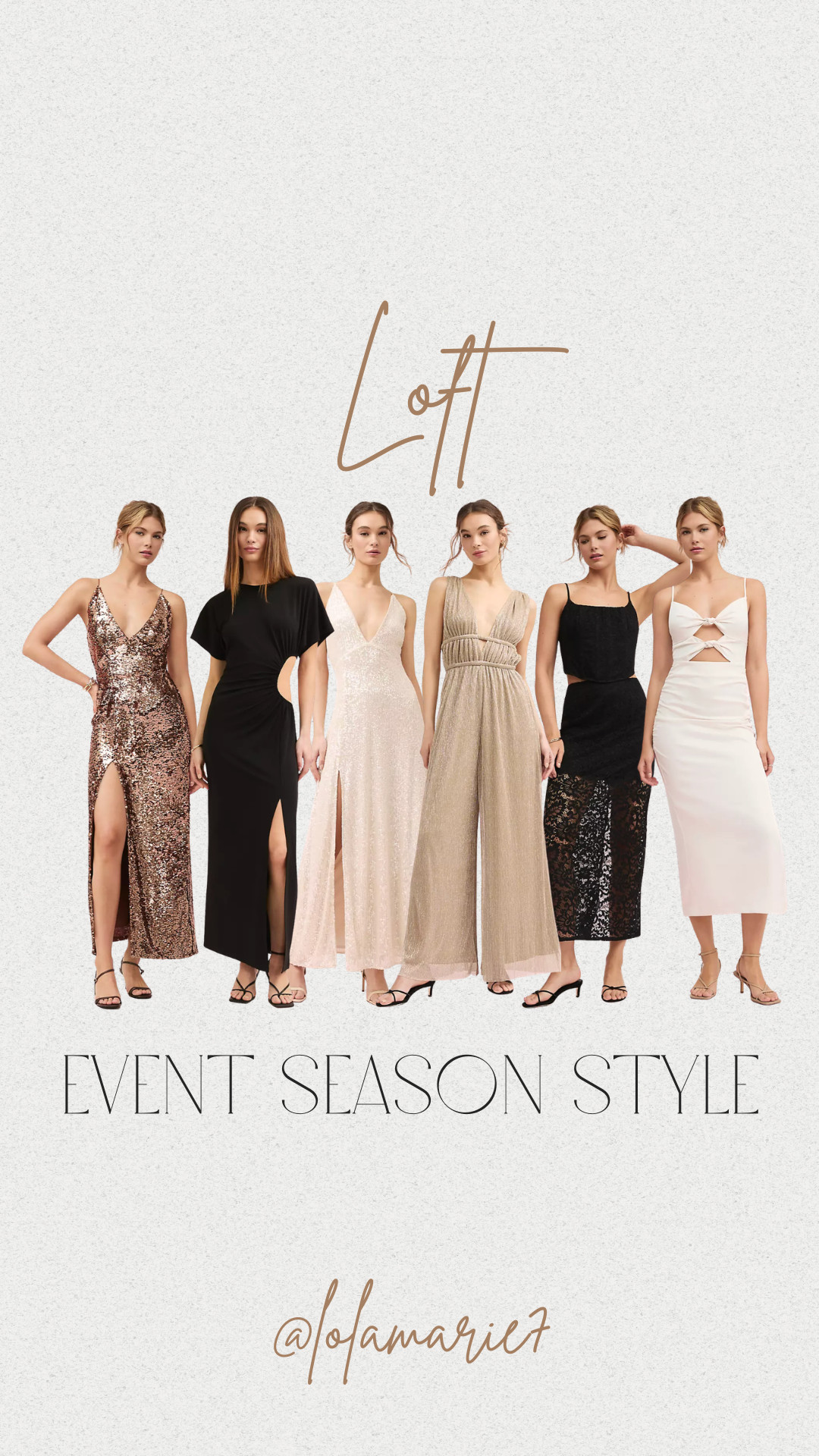 Event Style from @Loft! 

That black cut-out dress is show-stopping!  

 #LTKootd #LTKSaleAlert #LTKWedding