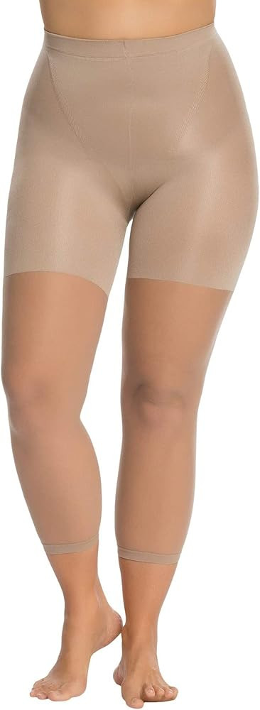 SPANX Power Capri - Body-Shaping Footless Pantyhose for Core Control - Adjustable Length - Comfor... | Amazon (US)