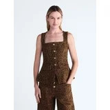 Scoop Women's and Women's Plus Denim Corset Top, Sizes XS-4X | Walmart (US)
