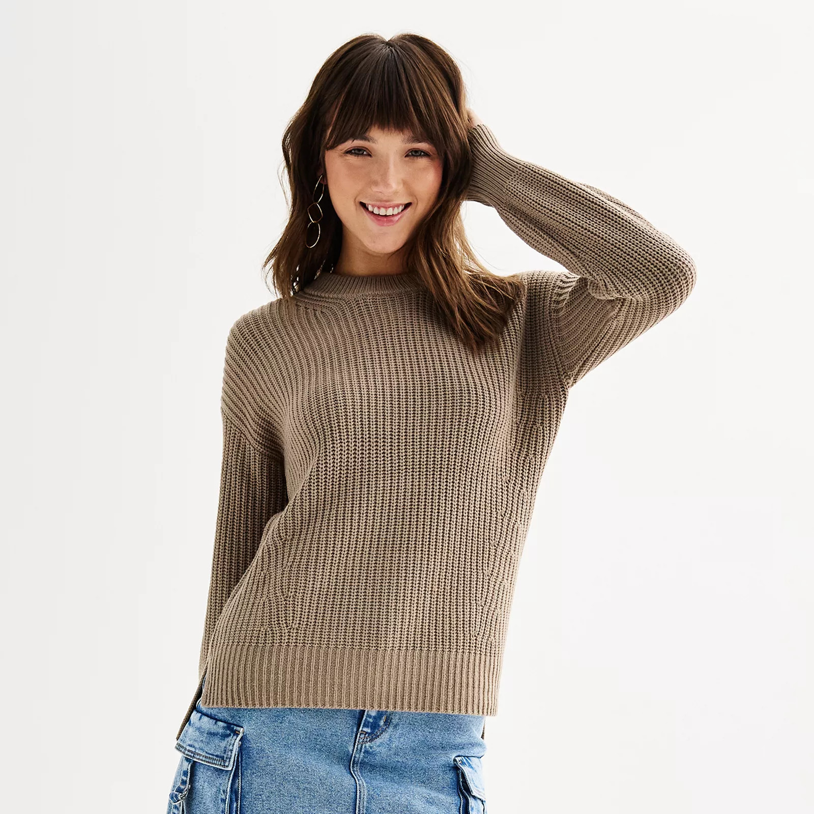 Juniors' SO® Crewneck Pullover Sweater | Kohl's