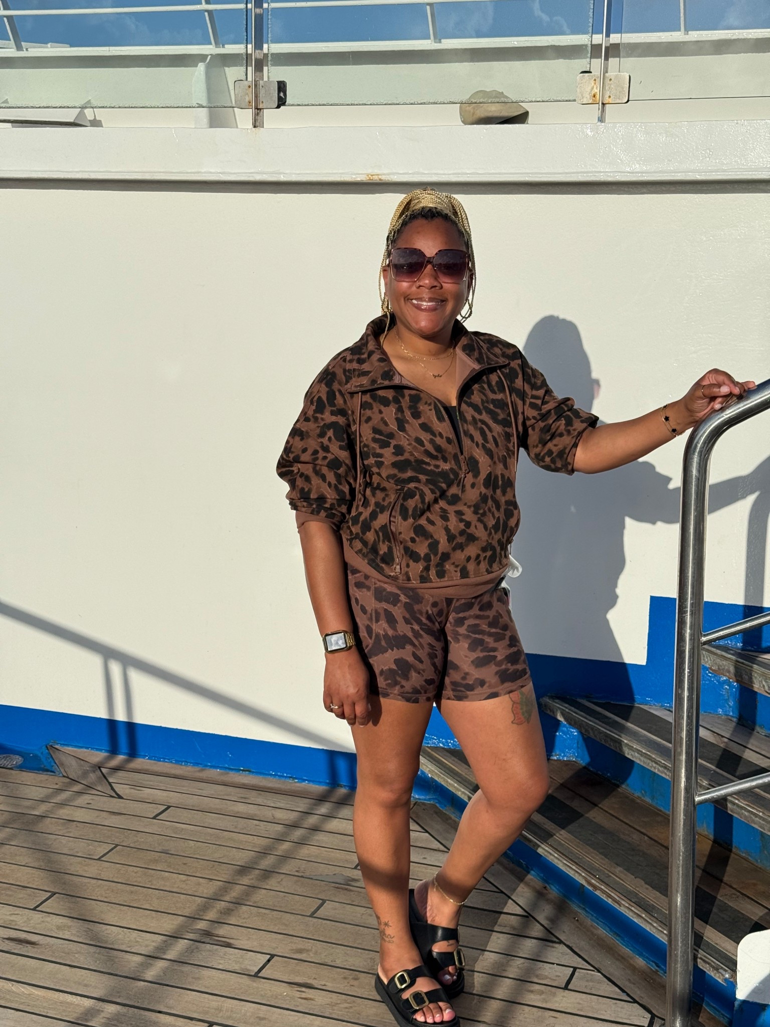 Leopard lovers this is for you!
Old Navy
Size Large
Sunglasses - Amazon
Jewelry - Amazonn

#LTKOver40 #LTKStyleTip #LTKFindsUnder50