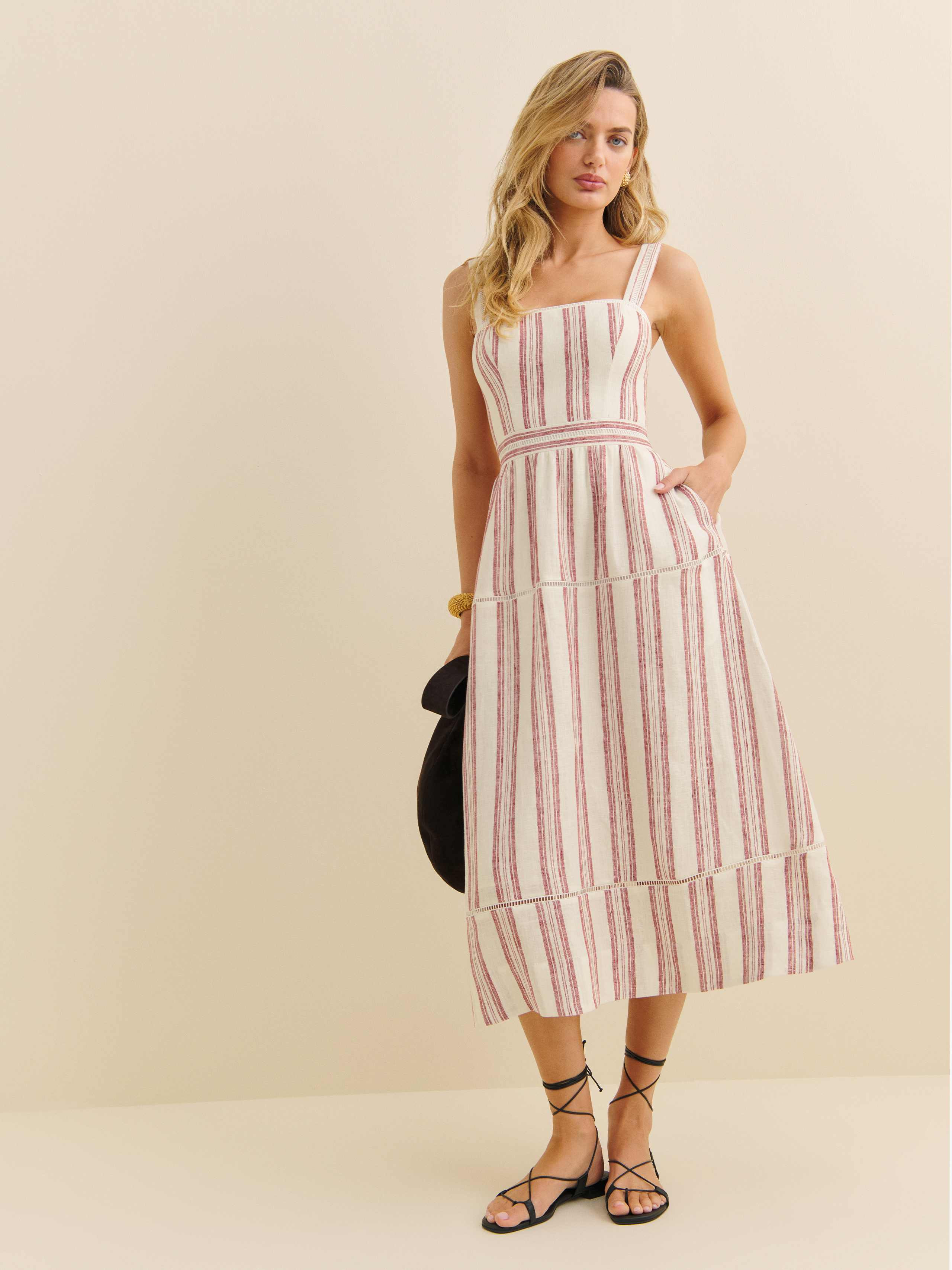 Everett Linen Dress | Reformation (Global)