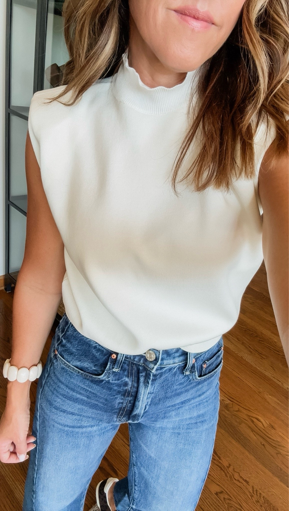 This sleeveless top is SO chic. 
XS. 5 colors. 
Love the structured shoulder detail. 
Perfect alone or layered.

#LTKmomlife #LTKSeasonal #LTKOver40