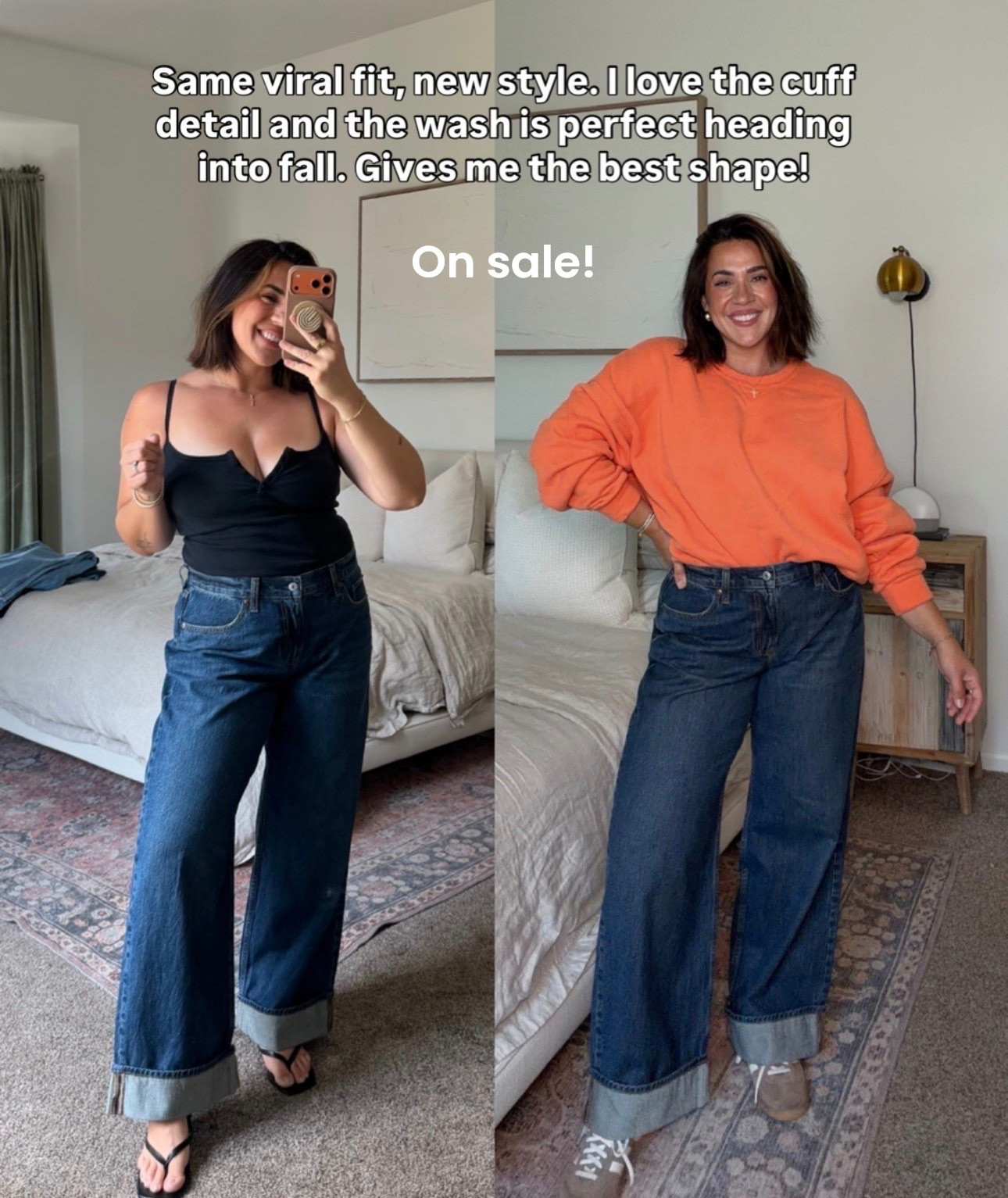 Abercrombie denim on sale! Stack code LONGWEEKEND! 
Curve love low rise ultra lose wash: dark cuff I’m a size 30R

#LTKMidsize #LTKSaleAlert #LTKSeasonal