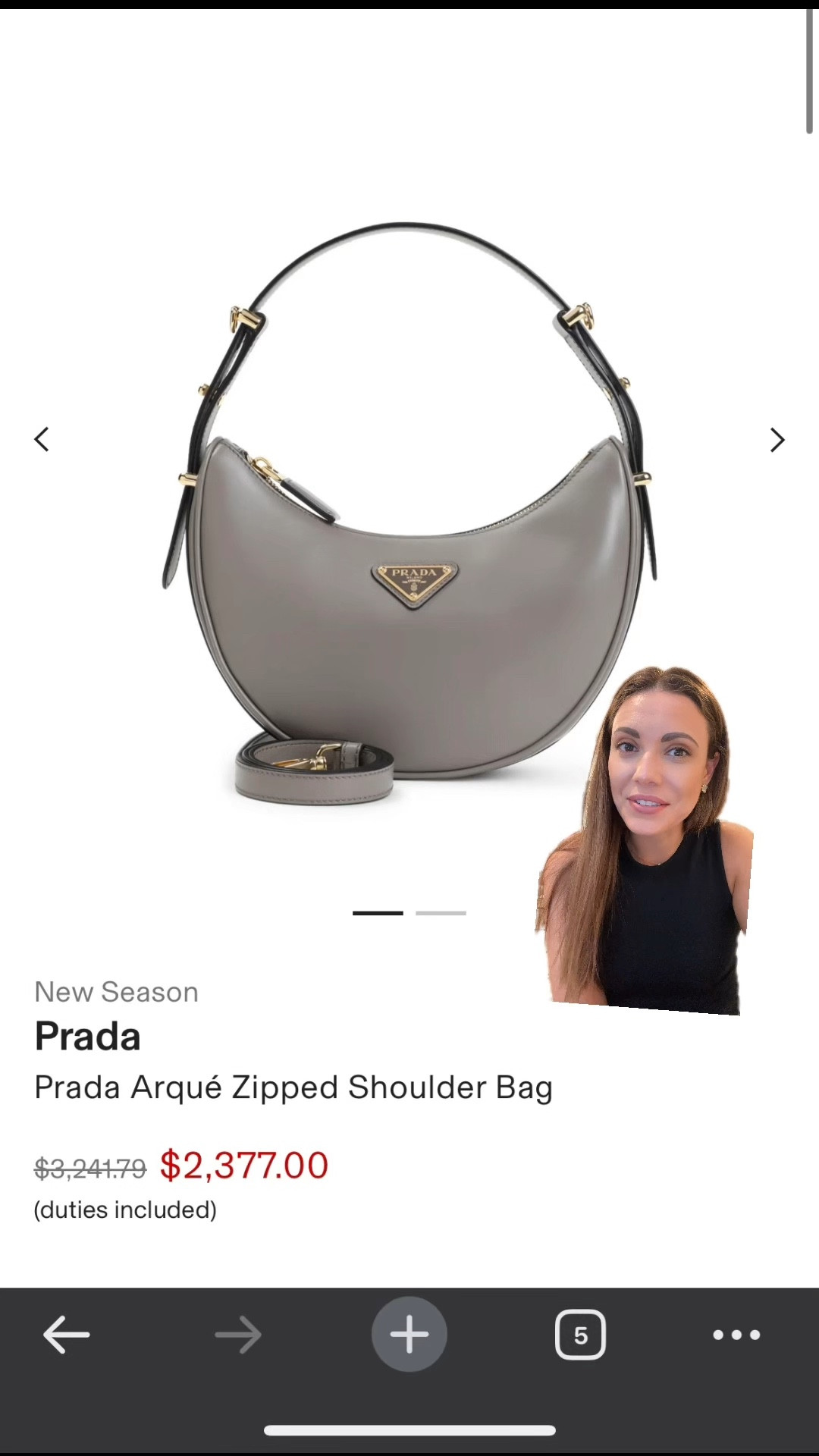 Prada sale! Prada bag sale! How gorgeous is this grey Prada shoulder bag?! Also comes in black and multiple leathers ✨

#LTKSeasonal #LTKSaleAlert #LTKItBag