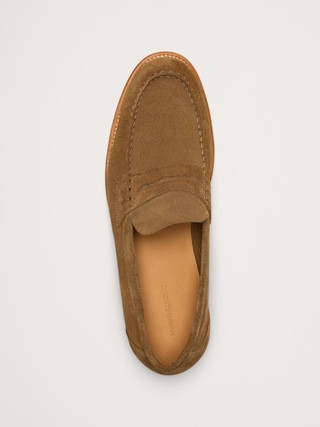 Suede Penny Loafer | Banana Republic (US)