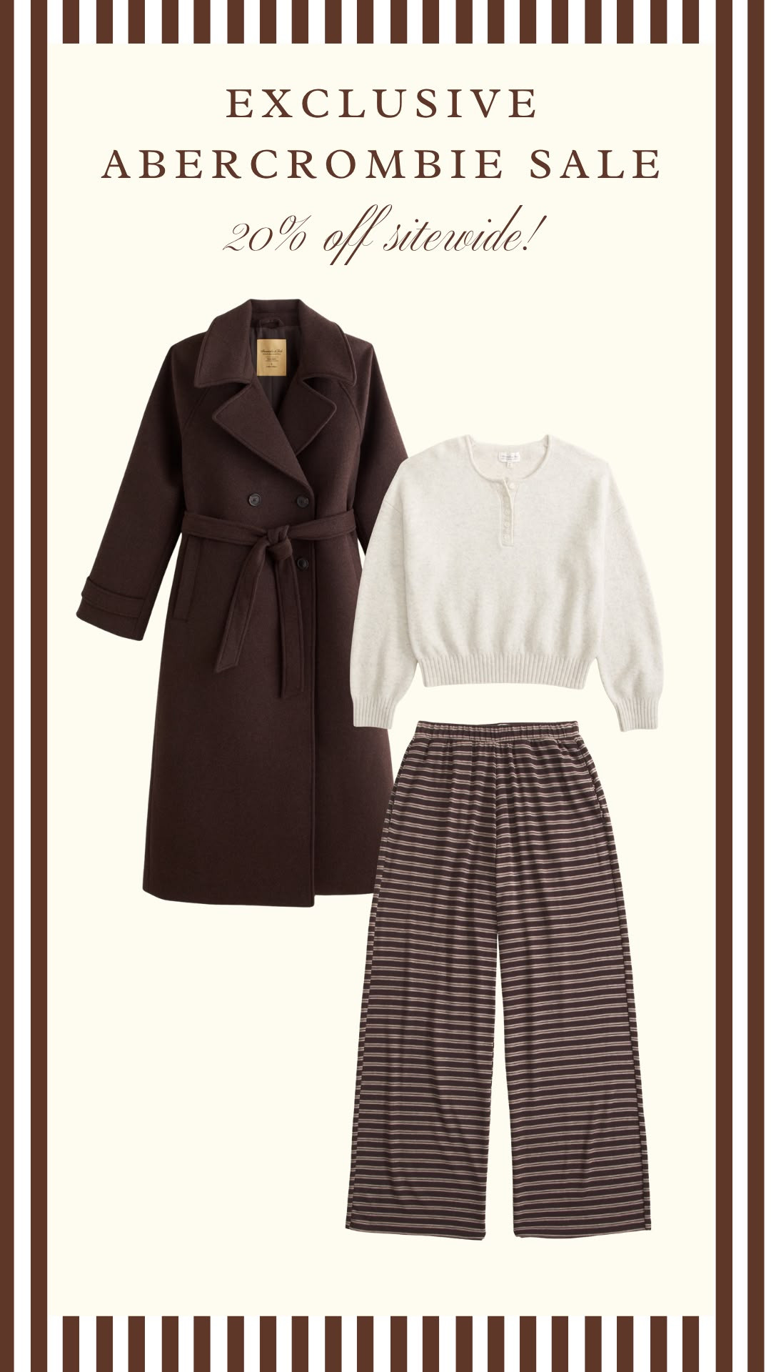 The Abercrombie Sale | Code AFXLTK for 20% off Abercrombie 🤎 

 #LTKuk #LTKautumn #LTKstyletip