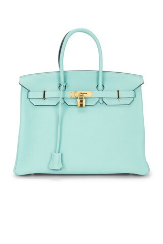 Hermes Togo Birkin 35 Handbag in Blue | FWRD 