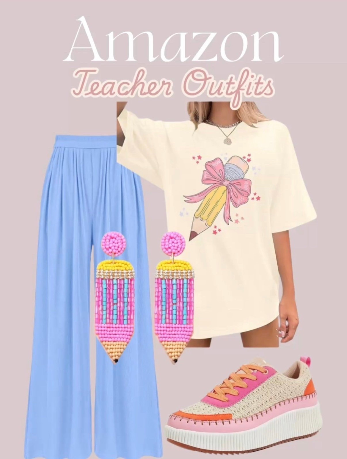 Teacher outfits from Amazon! 
| teacher | amazon teacher | amazon prime | amazon teacher outfits | back to school | summer fashion ~ summer tops | summer workwear | summer ootd | summer outfit | amazon back to school | teacher fashion | teacher style | kindergarten teacher | elementary school teacher | elementary teacher | student teacher | summer | fall | fall fashion | fall fashion amazon | amazon fashion | amazon style | amazon favorites | best of amazon prime | best of amazon | amazon best sellers | tshirts | dress | amazon dress | dresses | amazon dresses | work wear | workwear | causal | causal style | travel | wedding guest | wedding guest dresses | rainbow tee | graphic tee |  blouse | amazon blouse | amazon work wear | dress pants | romper | work pants | jumpsuit | overalls | skirt | long skirt | work skirt | 
#amazon #amazonprime #teacher #teacheroutfits #backtoschool#LTKFindsUnder50 #LTKStyleTip

#LTKSaleAlert #LTKWorkwear #LTKSeasonal