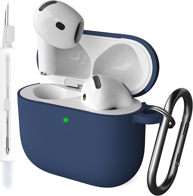 DamonLight Case for AirPods with Cleaner Kit Shockproof Protective Soft Silicone Case Cover with ... | Amazon (US)