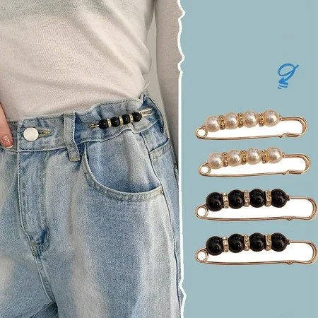 4Pcs Brooch Pins Stylish Multi Use Exquisite Artificial Pearl Brooch for Women Adds More Lovely and Elegant Charm to Your Whole Ensemble | Walmart (US)