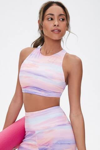 Low Impact - Watercolor Sports Bra | Forever 21 (US)