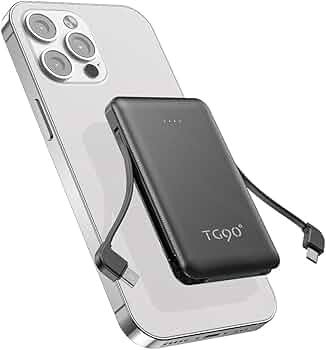 TG90° Portable Charger 6000mah External Battery Packs, Ultra Slim Power Bank Portable Phone Char... | Amazon (US)