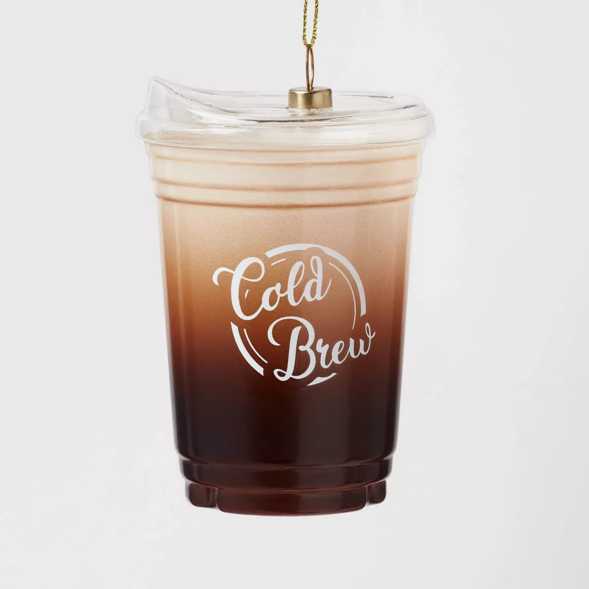 Glass Cold Brew Christmas Tree Ornament Brown - Wondershop™ | Target
