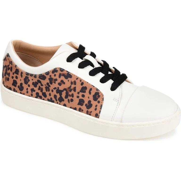 Journee Collection Womens Casual and Fashion Sneakers 6 Leopard | Walmart (US)