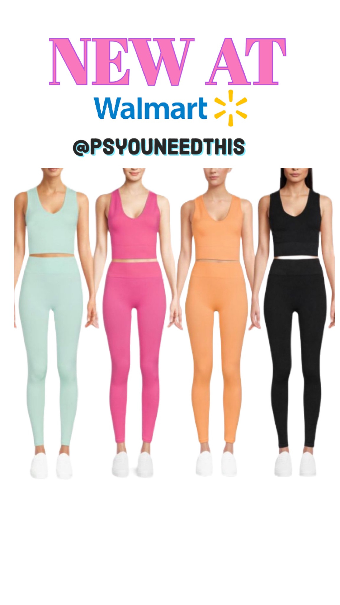 $19 seamless workout sets at Walmart! 

#LTKunder50 #LTKSeasonal #LTKfit