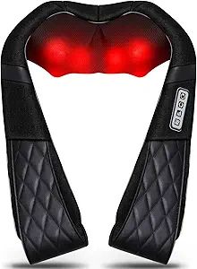Neck Massager with Heat,Shiatsu Shoulder Back Massager Gifts for Mom/Dad/Women/Men,Electric Neck ... | Amazon (US)