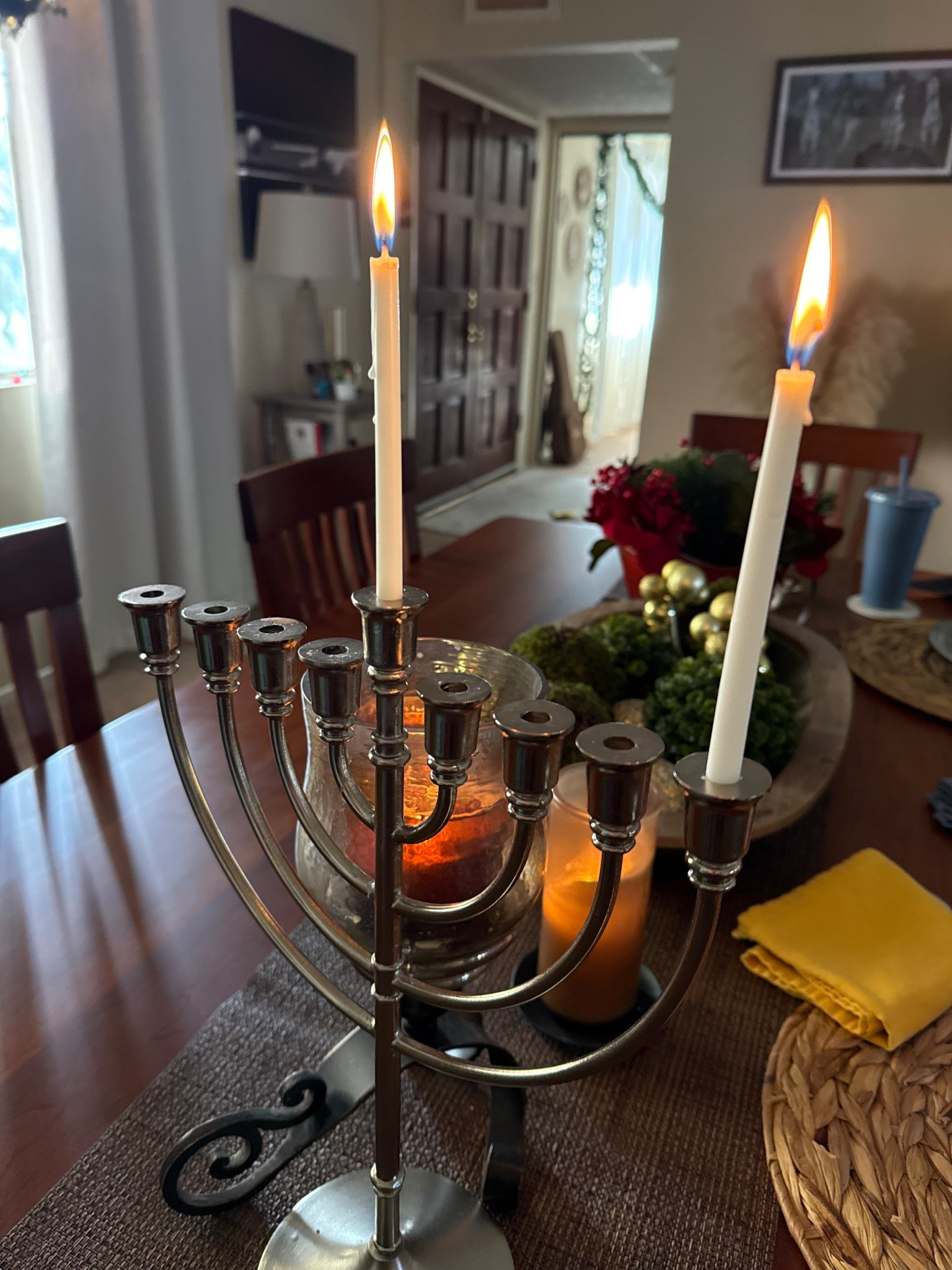 Celebrating the first night of Hanukkah 🕯️✨
Lighting the menorah, saying the blessings, and filling our home with light, warmth, and gratitude. There’s something so special about this tradition—simple, meaningful, and full of joy. Sharing the menorah and Hanukkah candles I’m using this year to start the Festival of Lights beautifully 🤍
Wishing everyone a cozy, light-filled Hanukkah 💫



Hanukkah decor, menorah, Hanukkah candles, Festival of Lights, Jewish holiday decor, holiday home decor, seasonal decor, cozy home, winter decor, faith and tradition, holiday traditions, home styling, festive home, modern menorah, classic menorah, candle lighting, meaningful moments, family traditions, holiday inspiration


#LTKHoliday #LTKHome #LTKGiftGuide