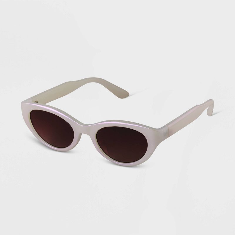 Women's Narrow Plastic Oval Sunglasses - A New Day™ | Target