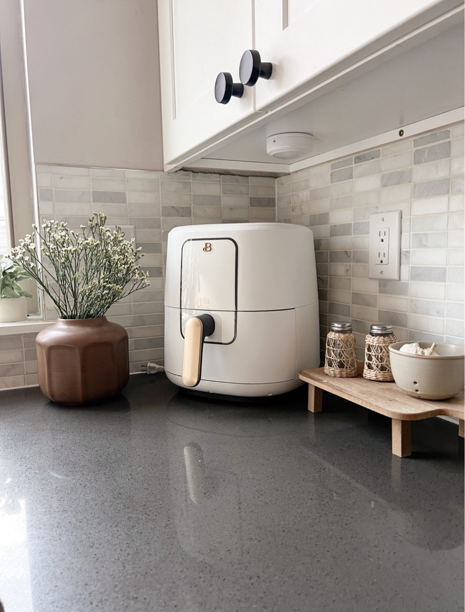 Isn’t this the prettiest air fryer you’ve ever seen?! I don’t mind having it out on the counter because it blends in with my kitchen decor! 

#LTKFind #LTKhome