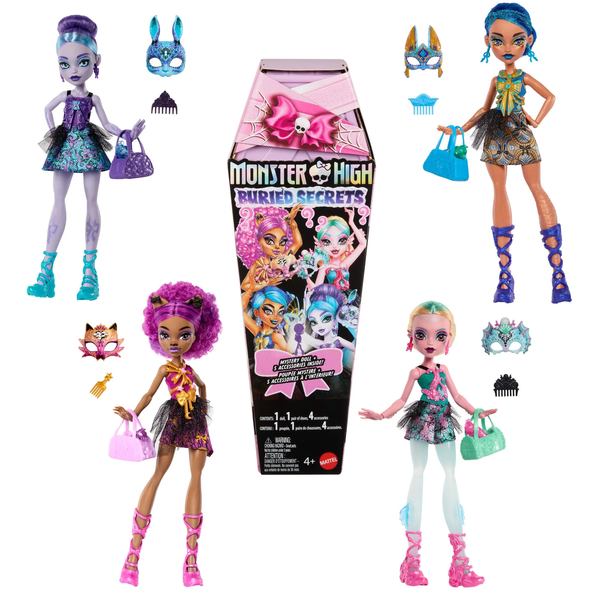 Monster High Buried Secrets Surprise Dolls with Cozy Creepover Theme (Characters May Vary) | Walmart (US)