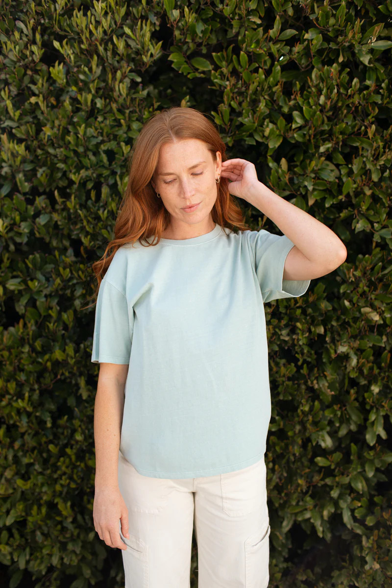 Lively Cotton Tee | Carly Jean Los Angeles