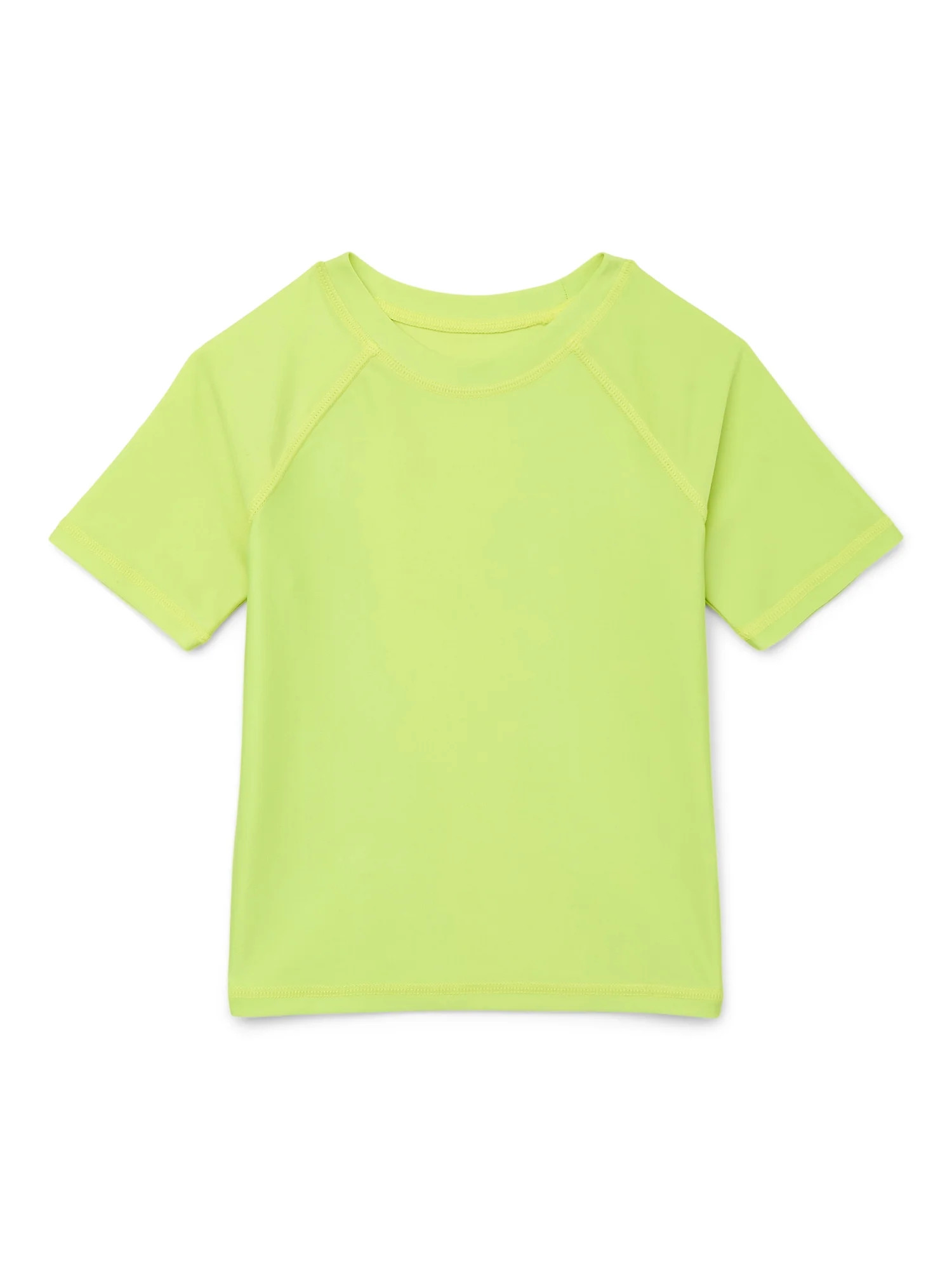 Wonder Nation Baby and Toddler Unisex Short Sleeve Swim Rashguard, Sizes 12M-5T | Walmart (US)