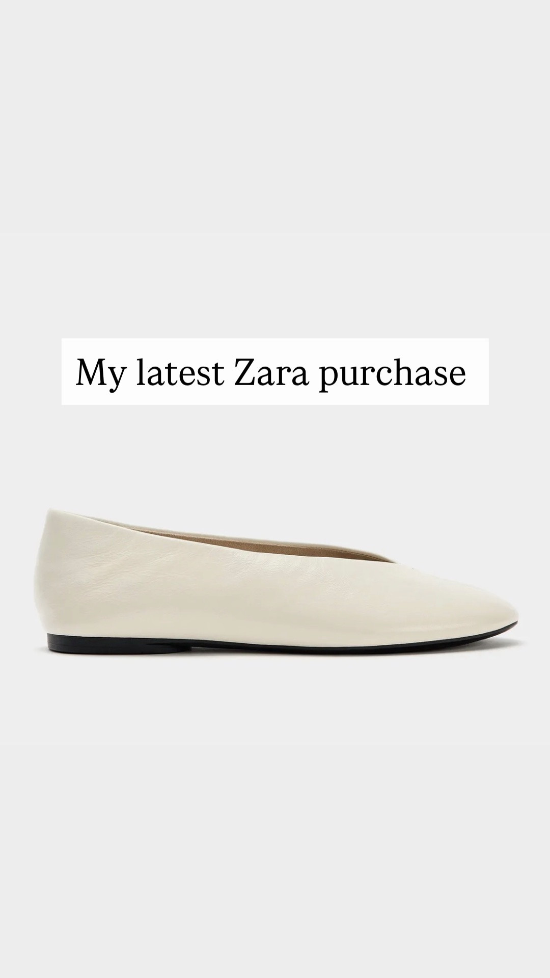 AND OMG they are so comfortable! @Zara ballet shoes

#LTKootd #LTKgrwm #LTKSeasonal