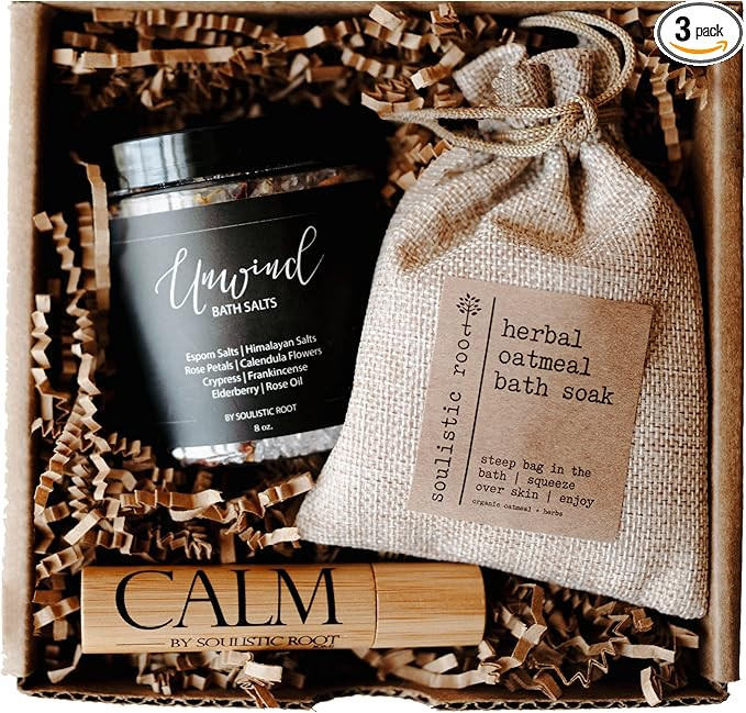 Relaxing Bath Gift Set, Luxury Spa Gifts for Women, Self Care Products for Women and Men, Calm Es... | Amazon (US)