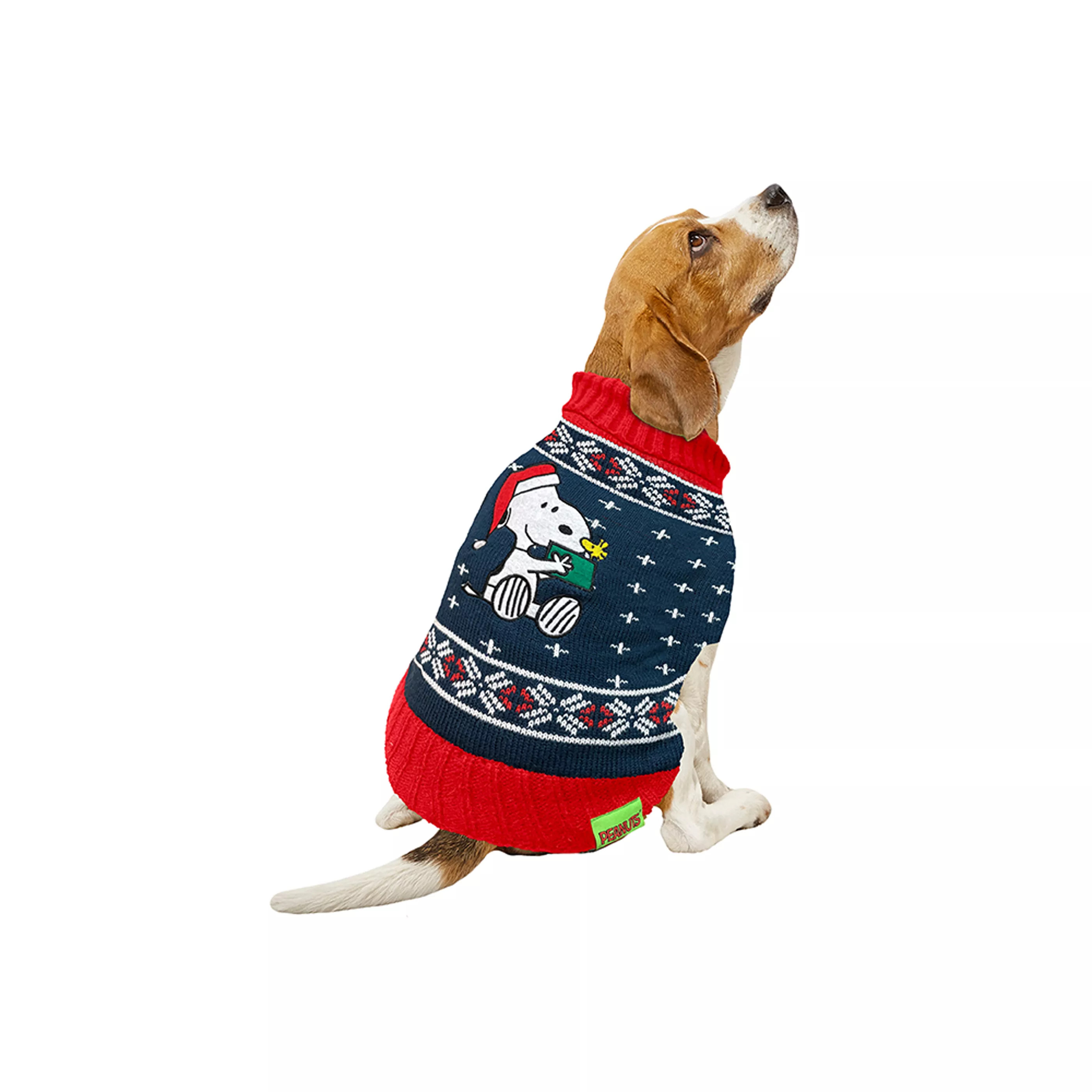 Peanuts Blue Holiday Snoopy Sweater | PetSmart