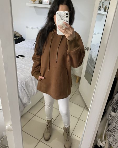 oversized sweater: small // white pants: small // beige combat boots: 6.5 M

Loving this cute and cozy outfit. Fall outfit, spring outfit, neutral outfit, warm, urban, edgy, Amazon finds, Walmart finds, ootd 

#LTKstyletip #LTKtravel #LTKSeasonal