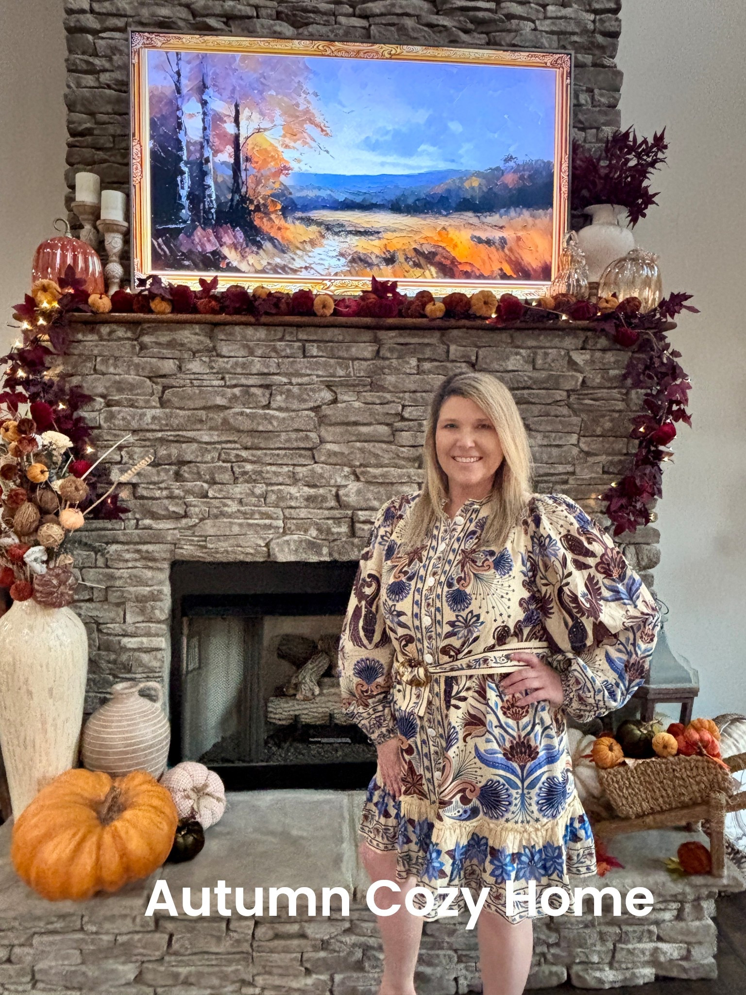 Cozy Autumn Vibes!! #fall #autumn #falldecor #stylingdecor #fallvibes #october #leaves #interiordesign #decorinspo 

#LTKOver40 #LTKSeasonal #LTKHome