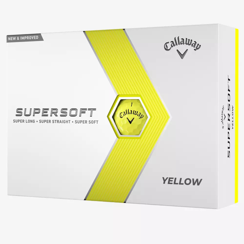 Supersoft 2023 Golf Balls, Yellow - Callaway | PGA TOUR Superstore