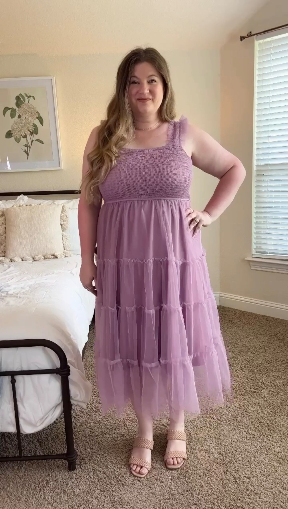 This dress is so feminine and beautiful! I’m in the XXL in the Grey Purple and it comes in so many different colors! Sizes small - XXL. I’m a size 20, 5’10 

#LTKSummerEdit #LTKFindsUnder100 #LTKPlusSize