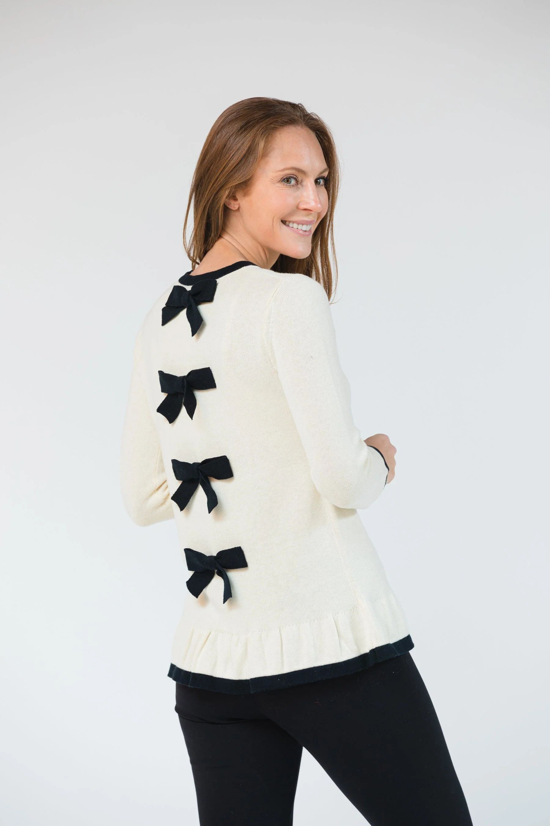 Faith Bow Back Sweater - Two Colors | Sail to Sable