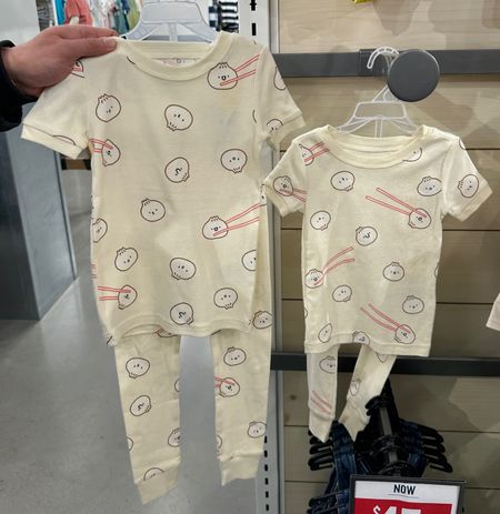 Adorable $10 PJs! 100% cotton soup dumplings / bao print and many more prints. From 6 months to 6 years.

I always go one size up for kids to grow into. 

Nori picked out the cute gauzy 100% cotton printed shorts set , and I also linked a few Mom and me matching dresses 

#LTKfindsunder50 #LTKfamily #LTKkids