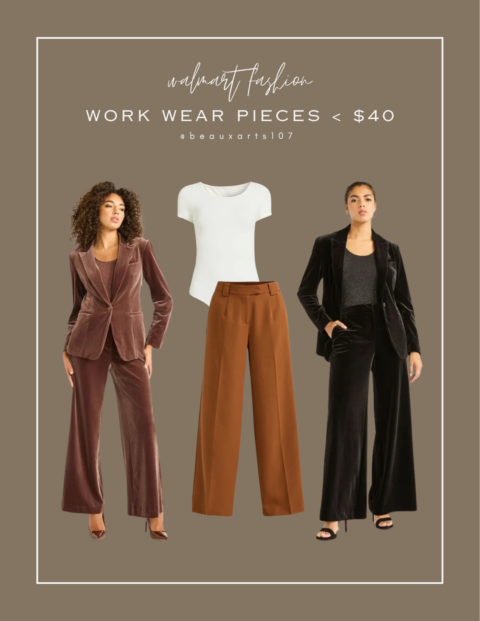 Shop these beautiful fall work wear pieces for under $40!

@walmartfashion #walmartpartner #walmartfashion

#LTKStyleTip #LTKFindsUnder50 #LTKWorkwear