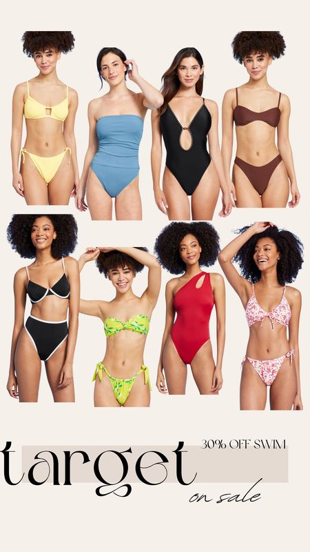 Target is having 30% off womens swim! These styles are perfect for the summer and they’re all on sale now!

Target, on sale, Target womens bikinis, swimwear, summer swimsuit, summer styles, two piece swim, one piece swim

#LTKfindsunder100 #LTKstyletip #LTKsalealert